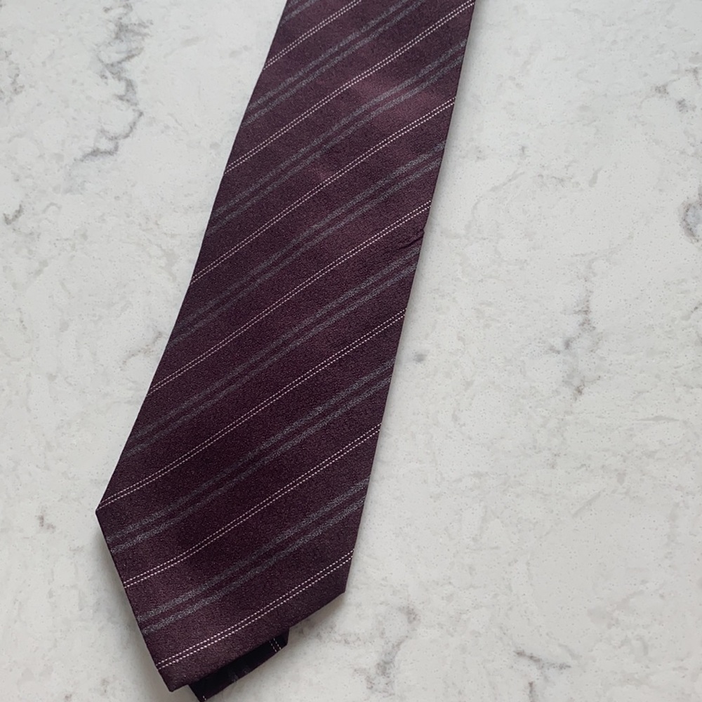Zegna Tie in Maroon